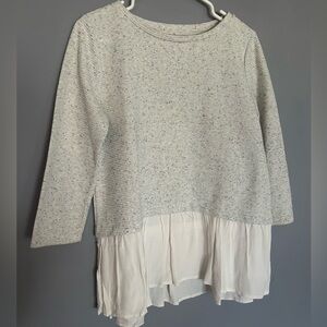 Loft Sweater with Fabric End